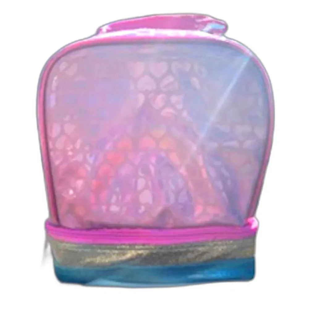 {2} Compartment Thermal Insulated Lunch Bag . w/ Padded Handle . New Item